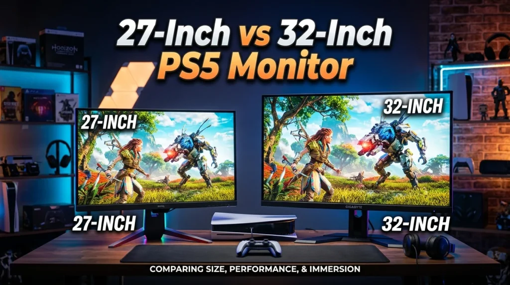 27-Inch vs 32-Inch PS5 Monitor