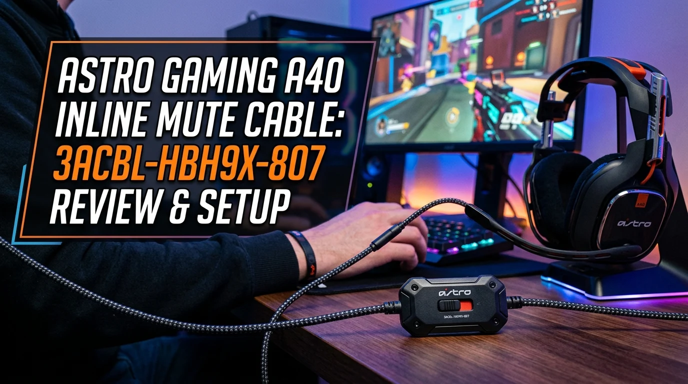 Astro gaming 3acbl-hbh9x-807 a40 inline mute cable