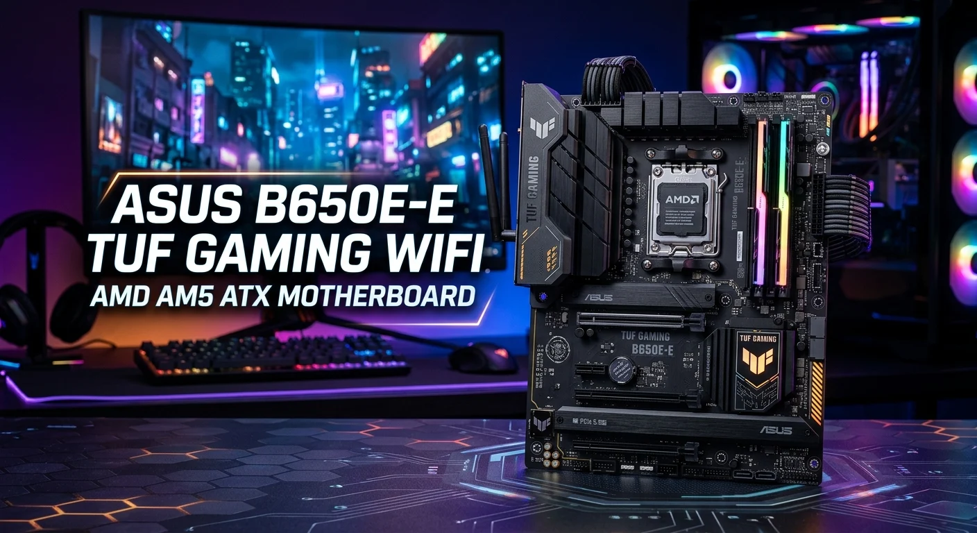 Asus b650e-e tuf gaming wifi amd am5 atx motherboard