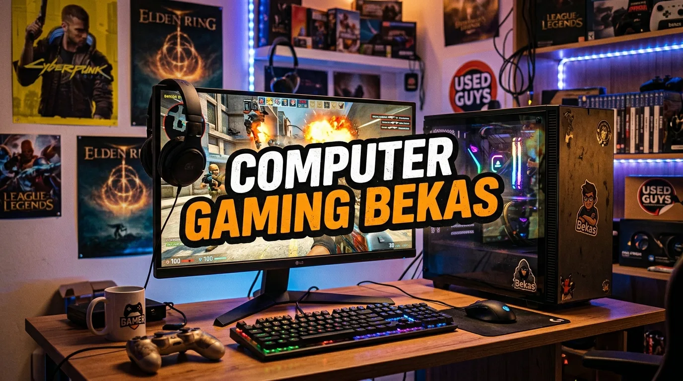 Computer gaming bekas