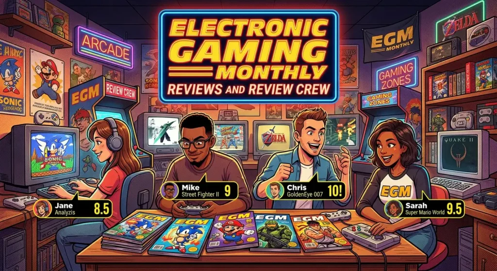 Electronic Gaming Monthly Reviews and Review Crew