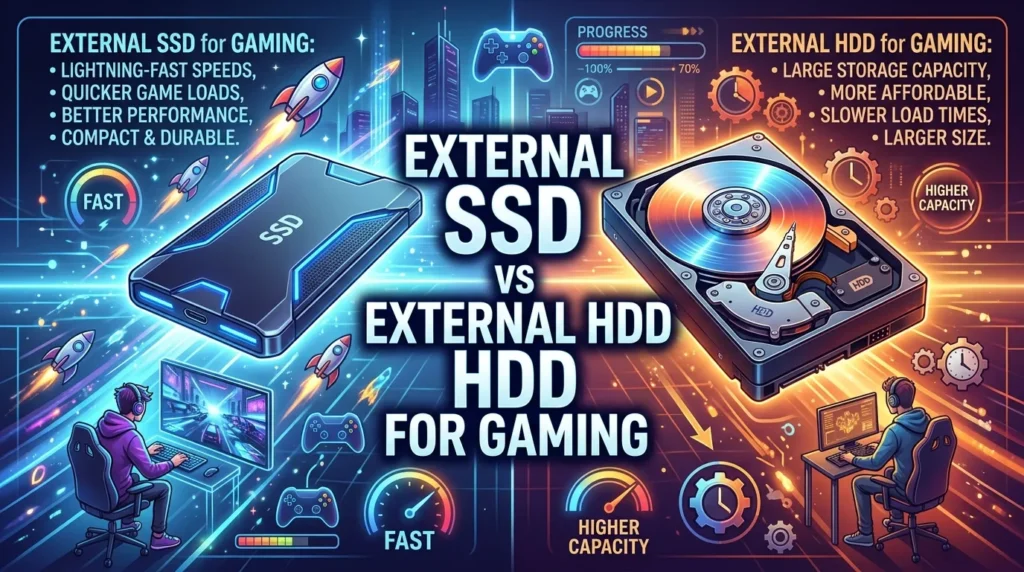 External SSD vs External HDD for Gaming.
