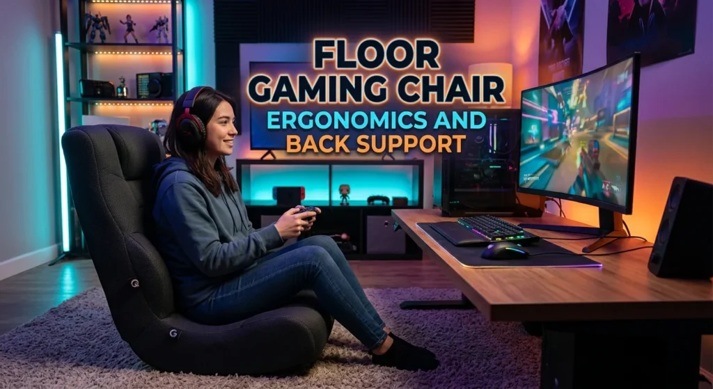 Floor Gaming Chair Ergonomics and Back Support