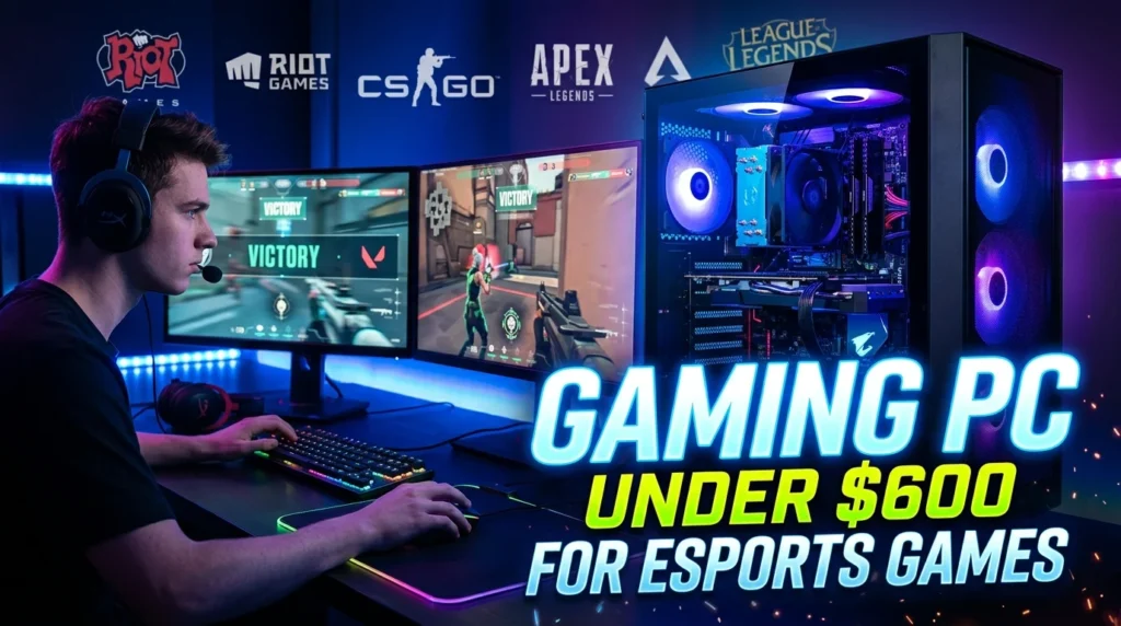 Gaming PC Under $600 for Esports Games