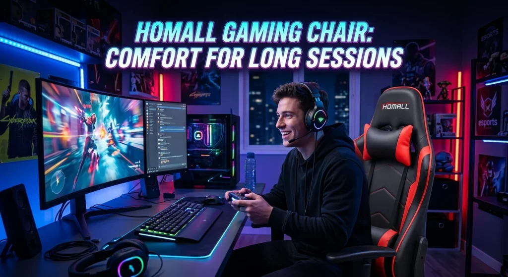 Homall Gaming Chair Comfort for Long Sessions