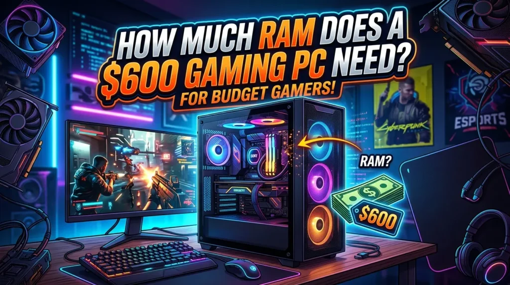 How Much RAM Does a $600 Gaming PC Need?