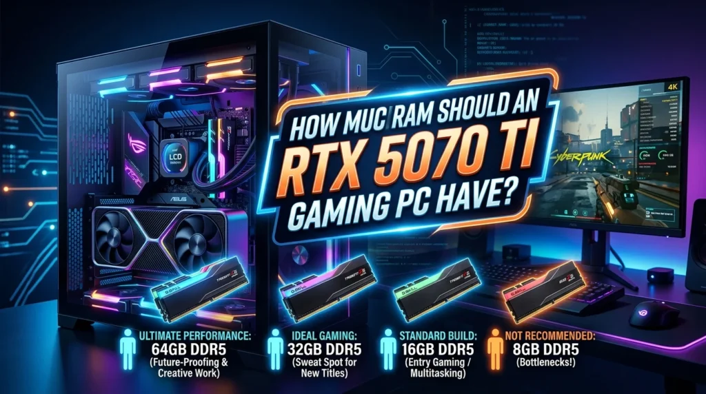 How Much RAM Should an RTX 5070 Ti Gaming PC Have?