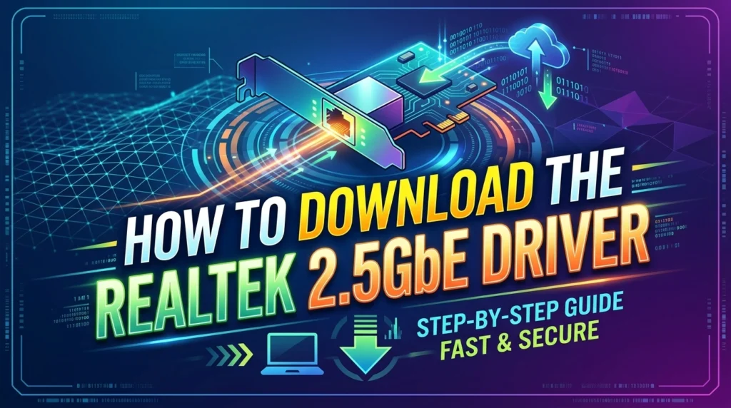 How to Download the Realtek 2.5GbE Driver