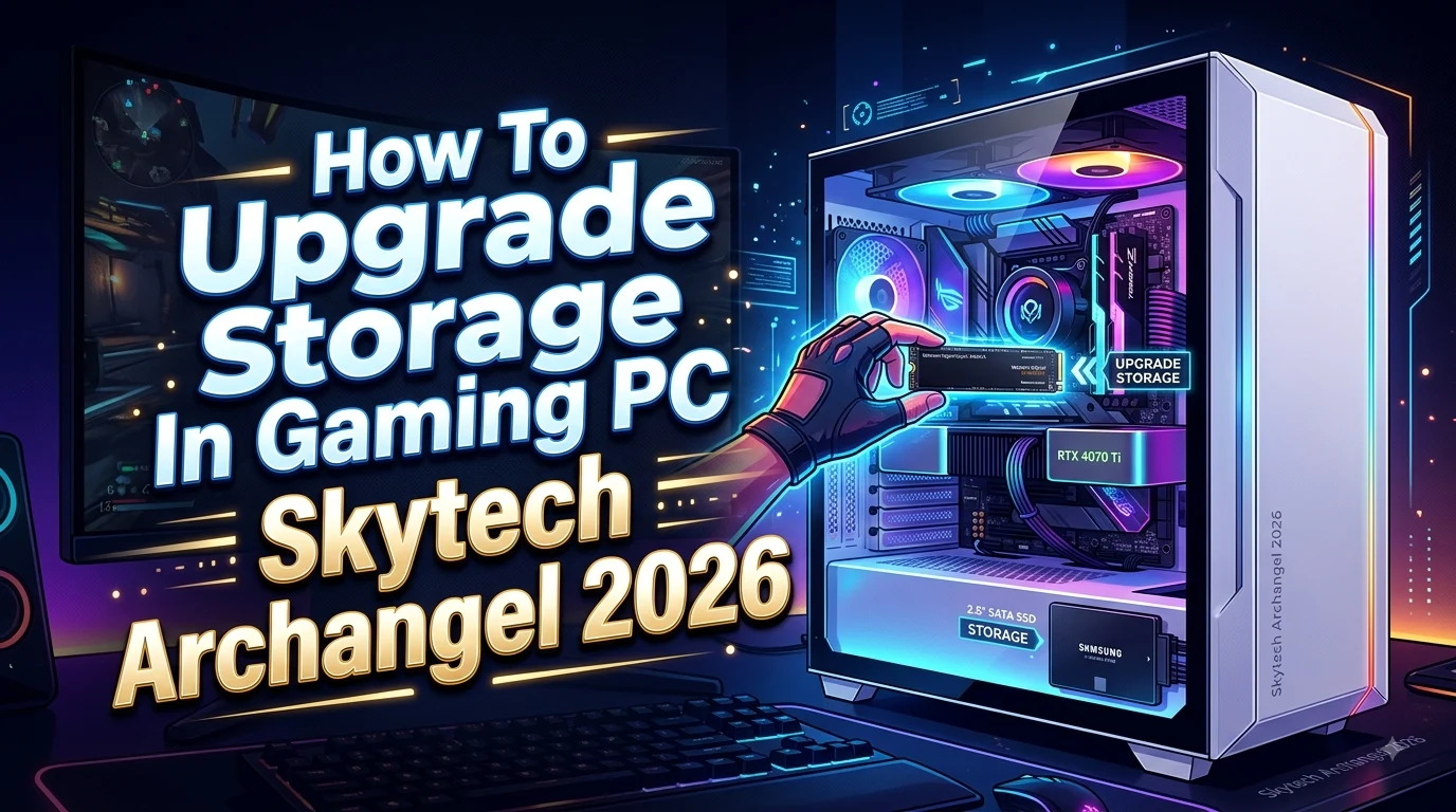 How To Upgrade Storage In Gaming Pc Skytech Archangel 2026