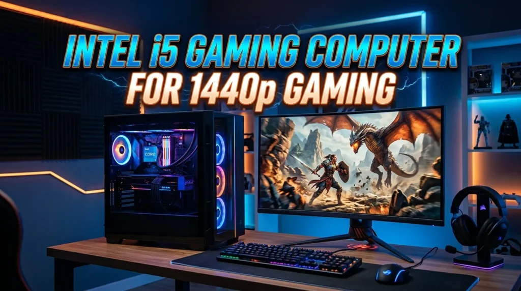 Intel i5 Gaming Computer for 1440p Gaming