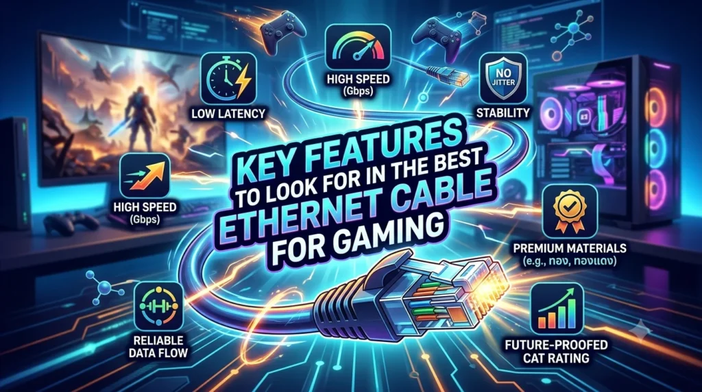 Key Features to Look for in the Best Ethernet Cable for Gaming