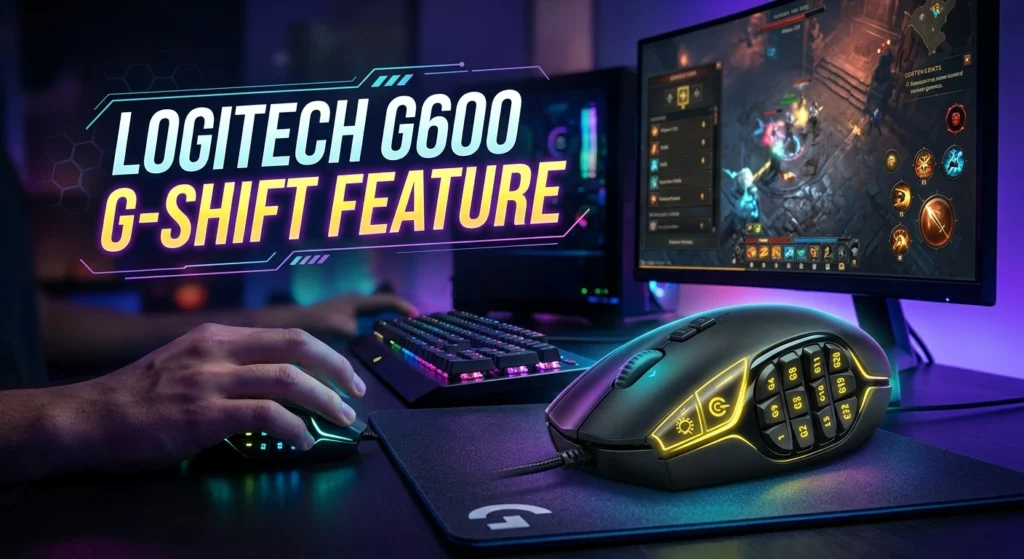 Logitech g600 mmo gaming mouse
