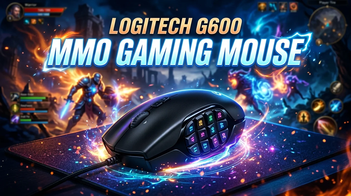 Logitech g600 mmo gaming mouse