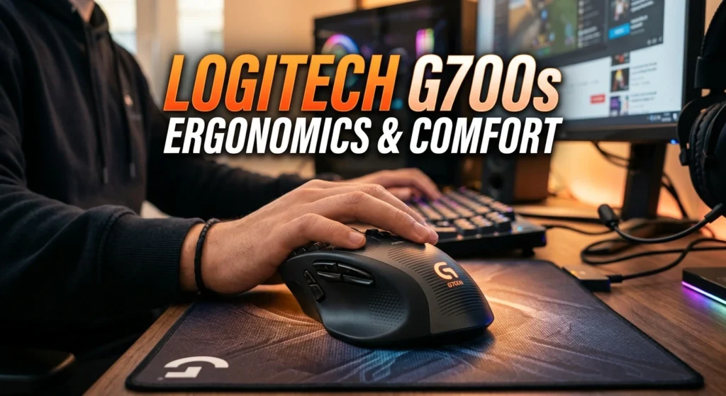 Logitech G700s Ergonomics and Comfort