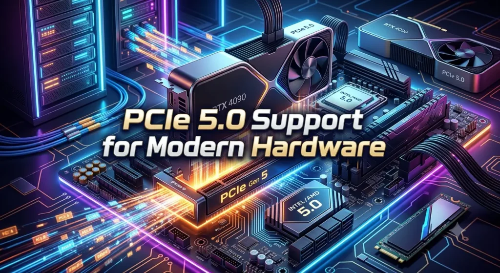 PCIe 5.0 Support for Modern Hardware