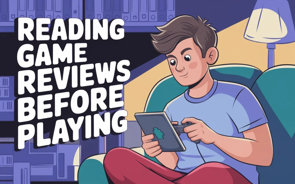 Reading Game Reviews Before Playing.