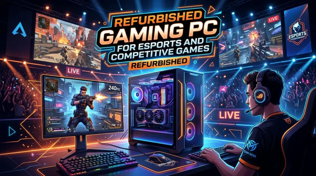 Refurbished Gaming PC for Esports and Competitive Games