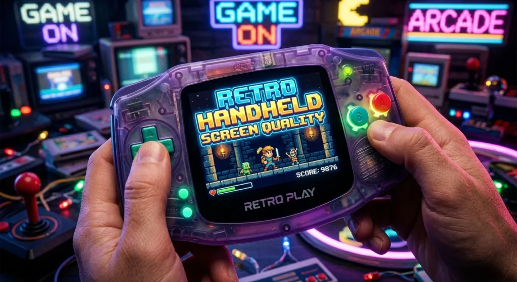 Retro Handheld Screen Quality