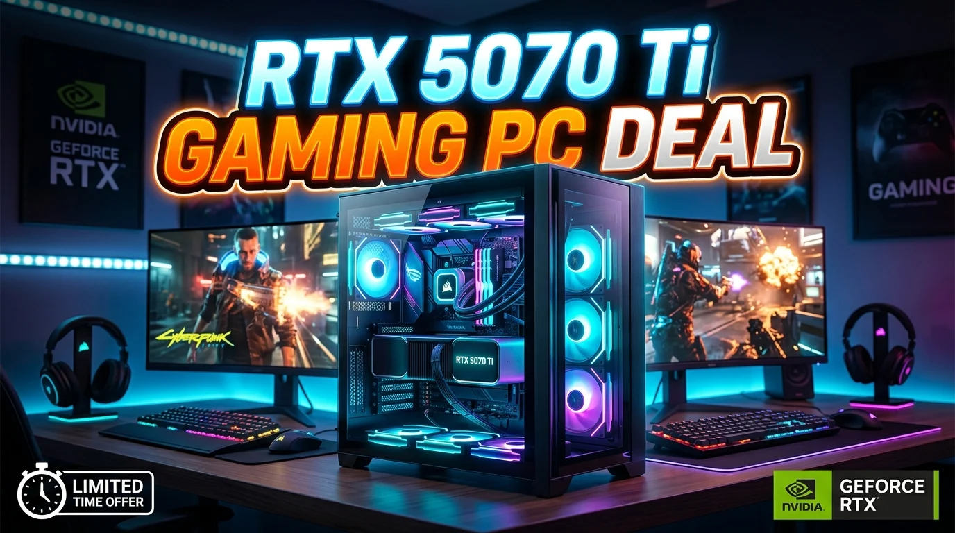 RTX 5070 ti gaming pc deal