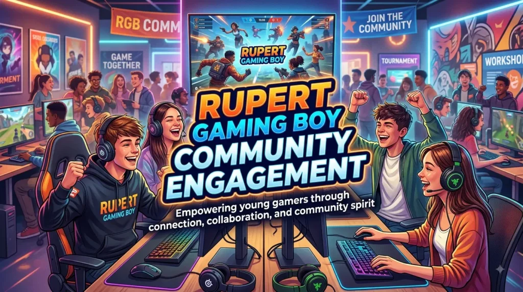 Rupert Gaming Boy Community Engagement