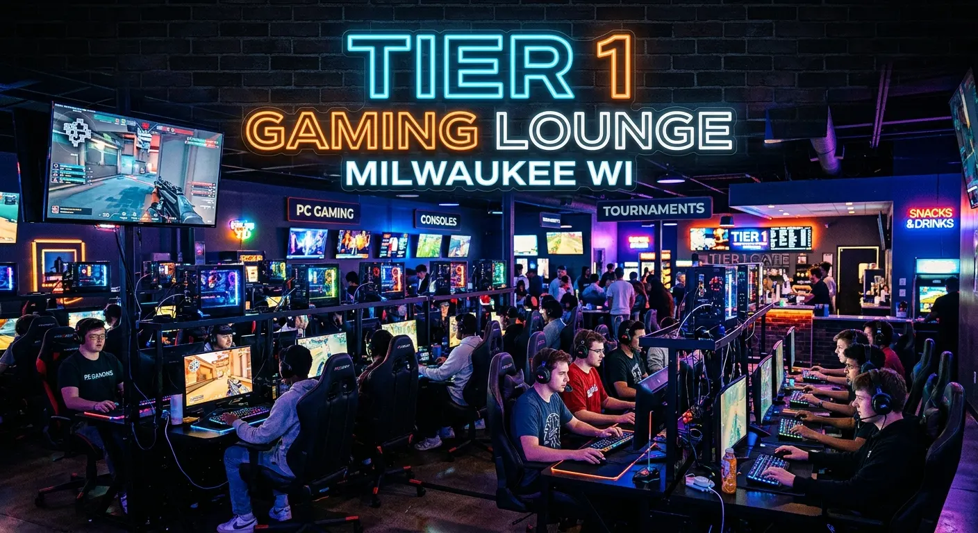 Tier 1 gaming lounge milwaukee wi