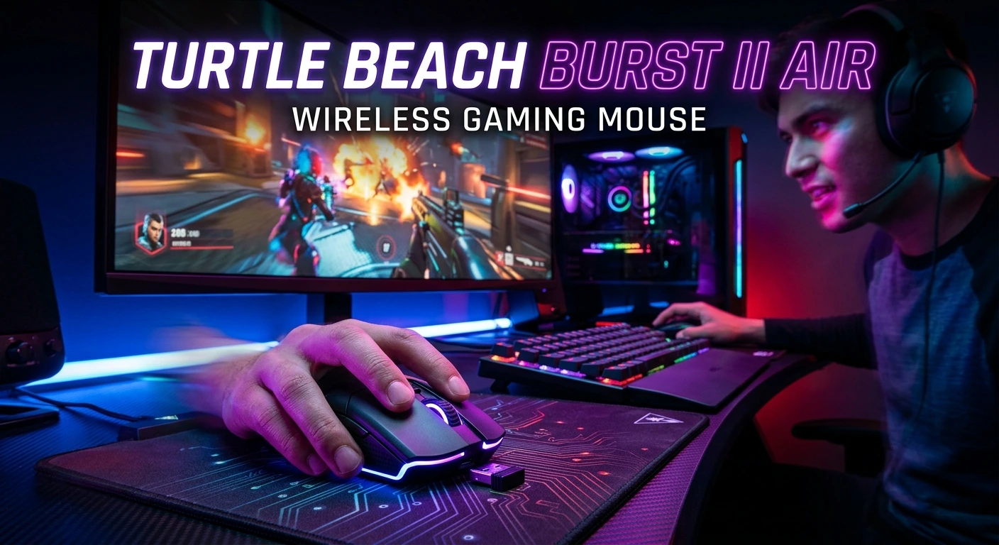 Turtle beach burst ii air wireless gaming mouse