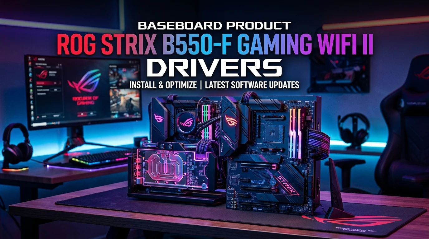 Baseboard product rog strix b550-f gaming wifi ii drivers