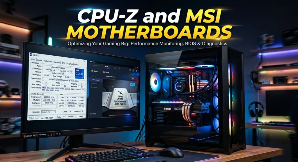 CPU-Z and MSI Motherboards