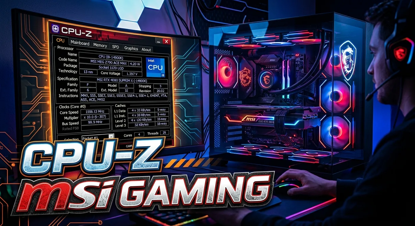 cpu-z msi gaming