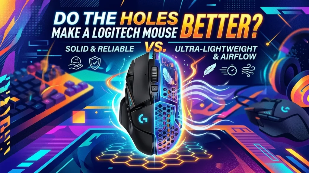 Do the Holes Make a Logitech Mouse Better?