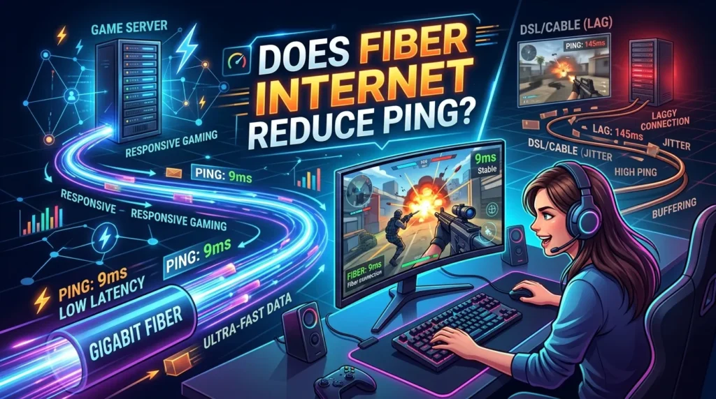 Does Fiber Internet Reduce Ping?