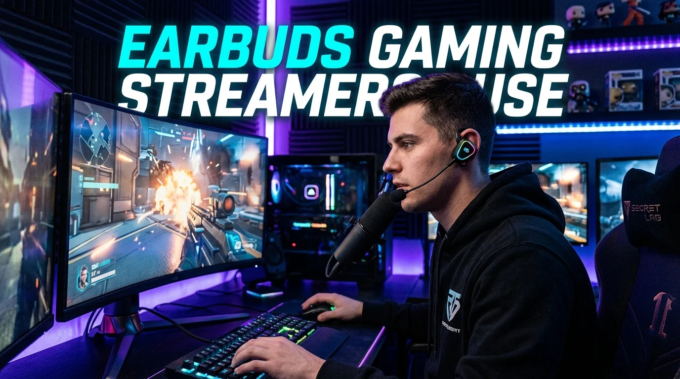 Earbuds gaming streamers use