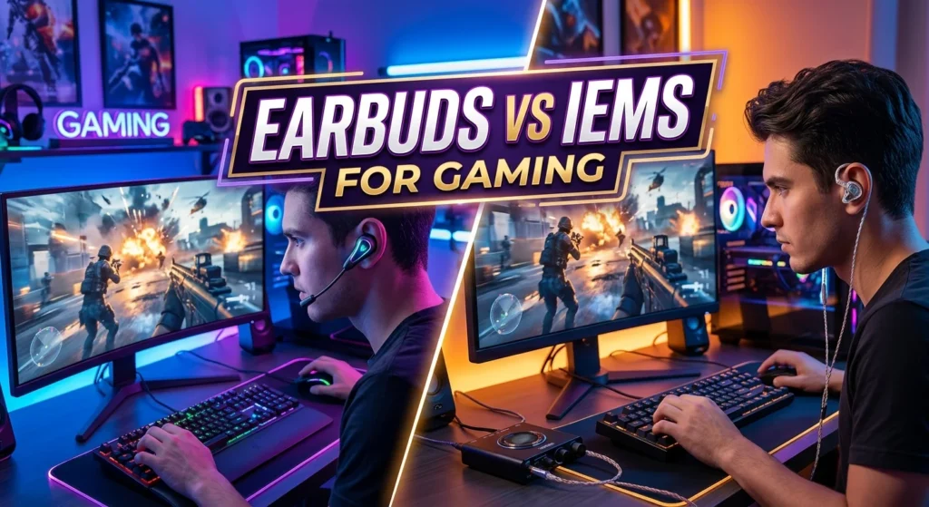 Earbuds vs IEMs for Gaming