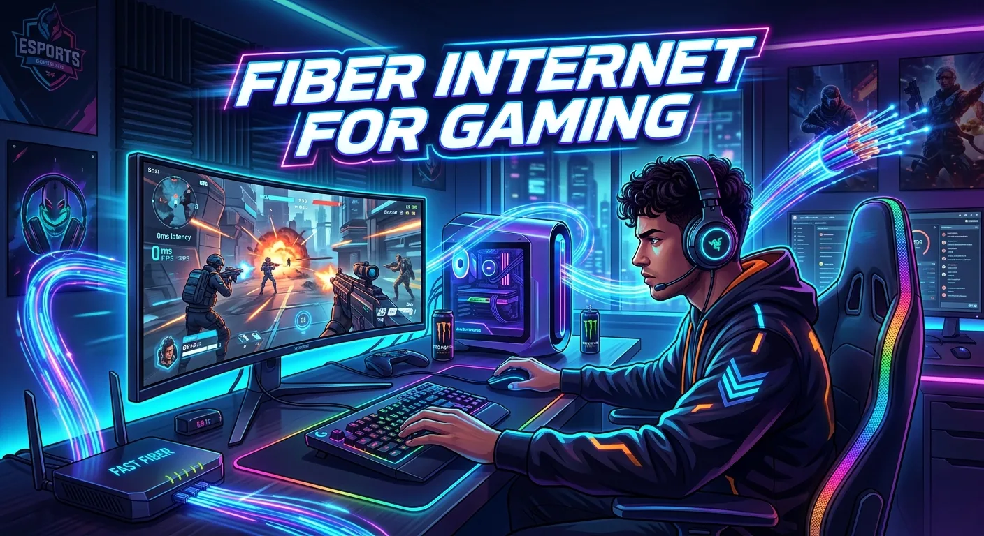 Fiber internet for gaming