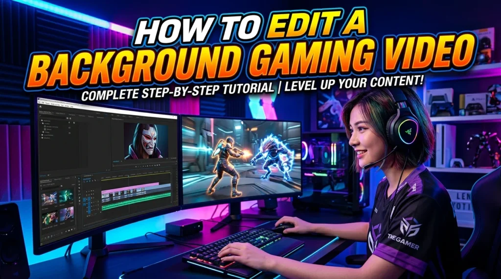How to Edit a Background Gaming Video