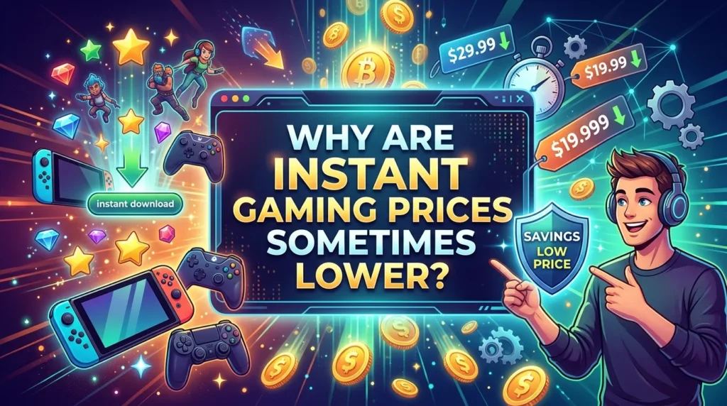 Why Are Instant Gaming Prices Sometimes Lower?